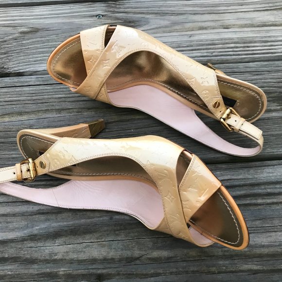 Louis Vuitton Women Heel Shoes Sandal Made in Ital - Picture 3 of 14